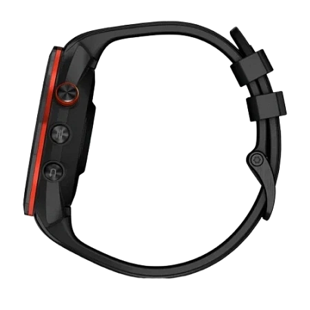 Garmin Approach S70 Black Ceramic Bezel with Black Silicone Band 47mm