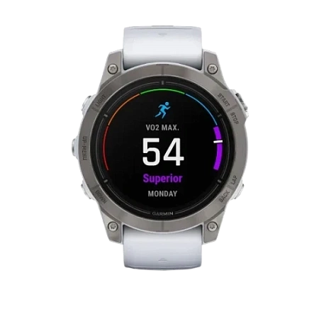 Garmin Epix Pro (Gen 2) Sapphire, Titanium with Whitestone Band 47mm