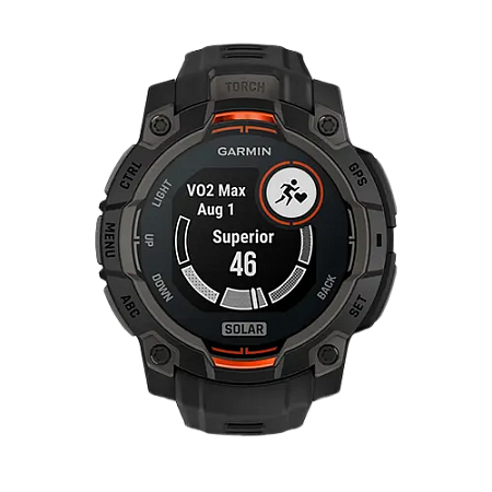 Garmin Instinct 3 – 45 mm, Solar Black with black band