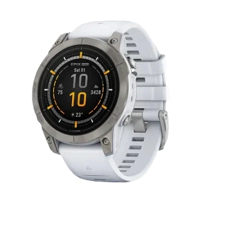 Garmin Epix Pro (Gen 2) Sapphire, Titanium with Whitestone Band 47mm