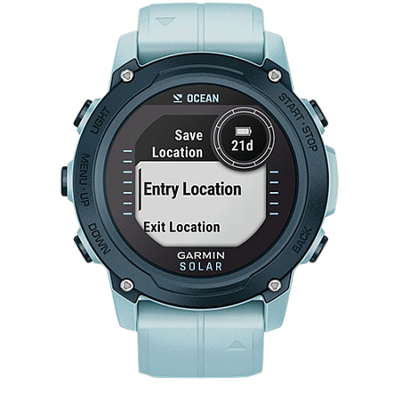 Garmin Descent G1 Solar - Ocean Edition Azure