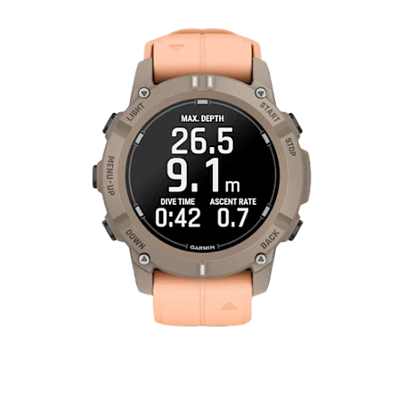 Garmin Descent G2 Paloma with Shell Pink Band