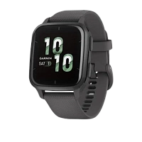 Garmin Venu Sq 2, Slate Aluminium Bezel with Shadow Grey Case and Silicone Band 40mm