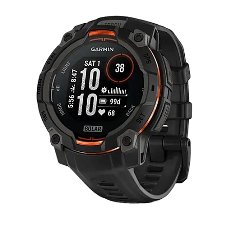 Garmin Instinct 3 – 45 mm, Solar Black with black band