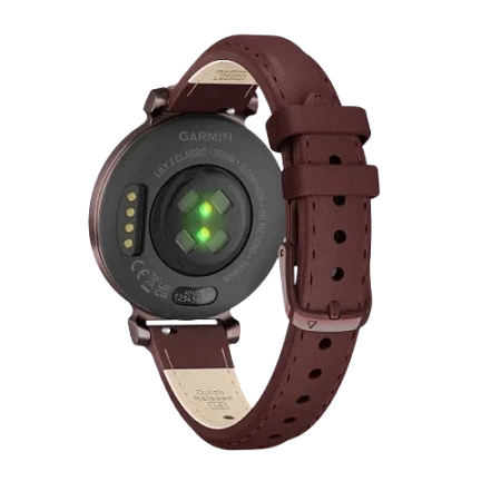 Garmin Lily 2, Dark Bronze with Mulberry Leather Band