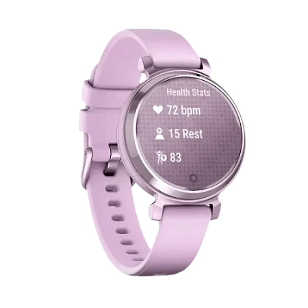 Garmin Lily 2, Metallic Lilac with Lilac Silicone Band