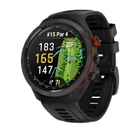 Garmin Approach S70 Black Ceramic Bezel with Black Silicone Band 47mm