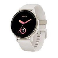 Garmin Vívoactive 5, Cream gold aluminium bezel with ivory case and silicone band