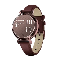 Garmin Lily 2, Dark Bronze with Mulberry Leather Band