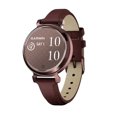 Garmin Lily 2, Dark Bronze with Mulberry Leather Band