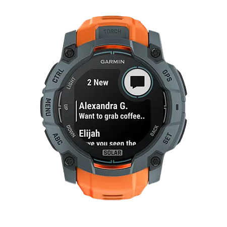 Garmin Instinct 3 – 50 mm, Solar Twilight with Solstice Band